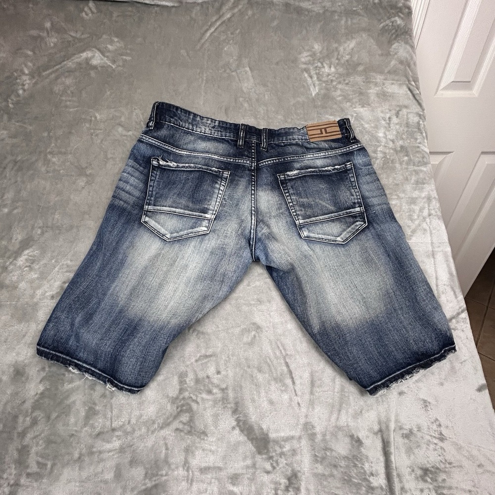 Jordan Craig Shorts Mens Size 36  Distressed Denim Shorts * - Picture 10 of 16